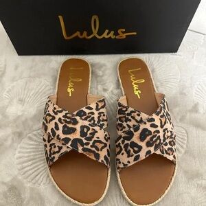 Lulu's Animal Print Women's Sandals